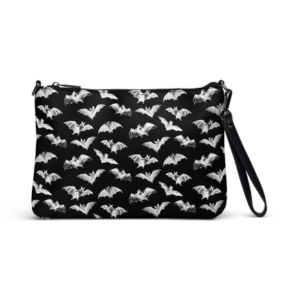 batty all over printed crossbody bag - front