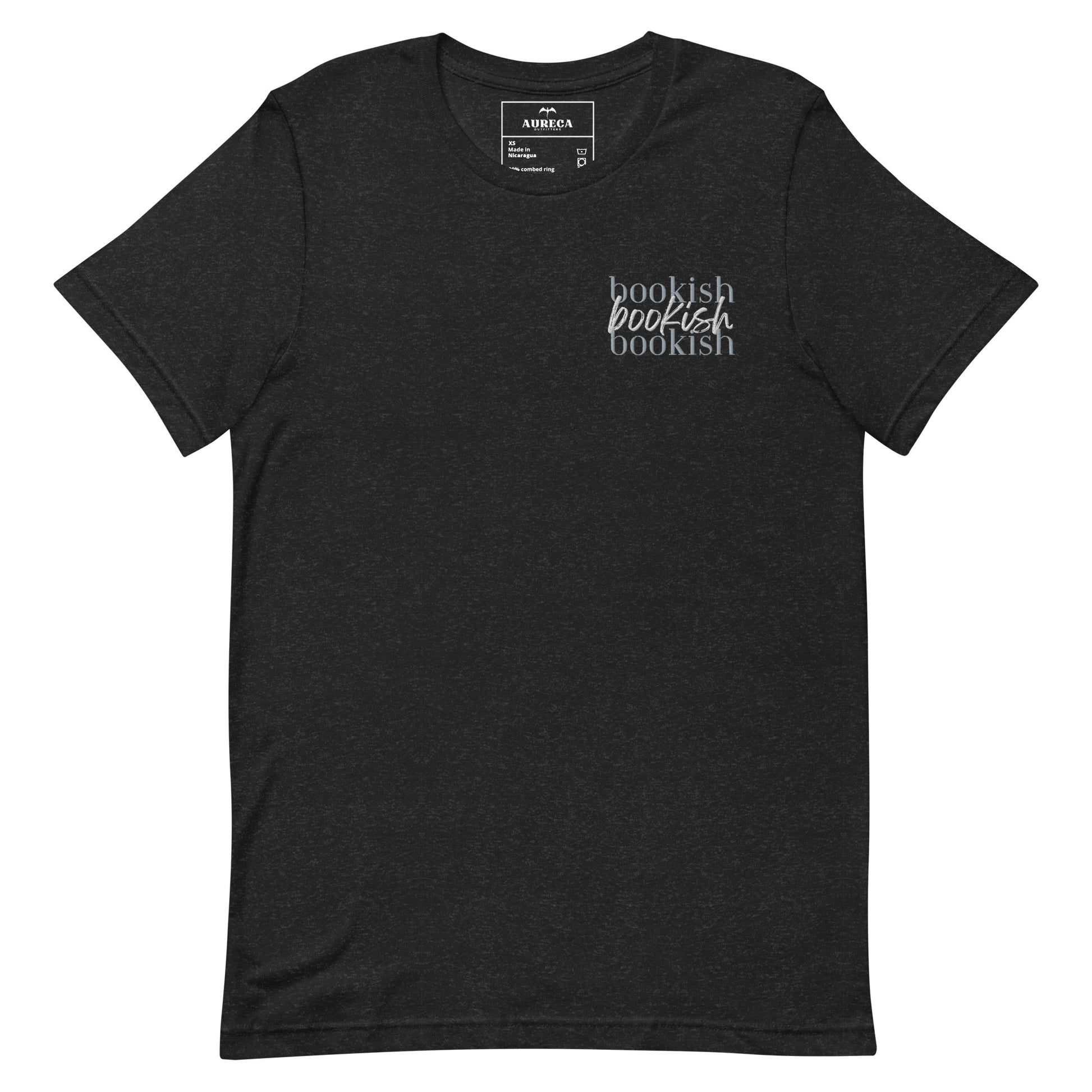 Bookish Embroidered Crewneck Tee