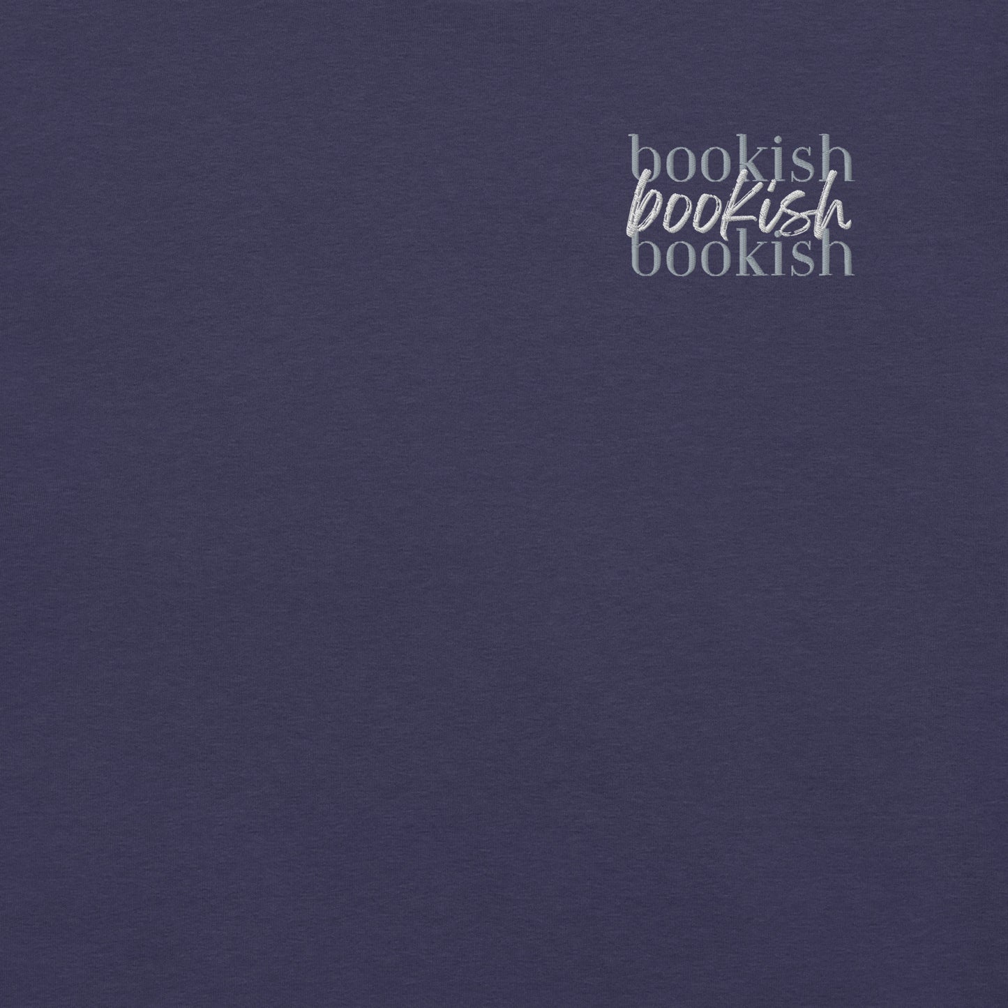 Bookish Embroidered Crewneck Tee