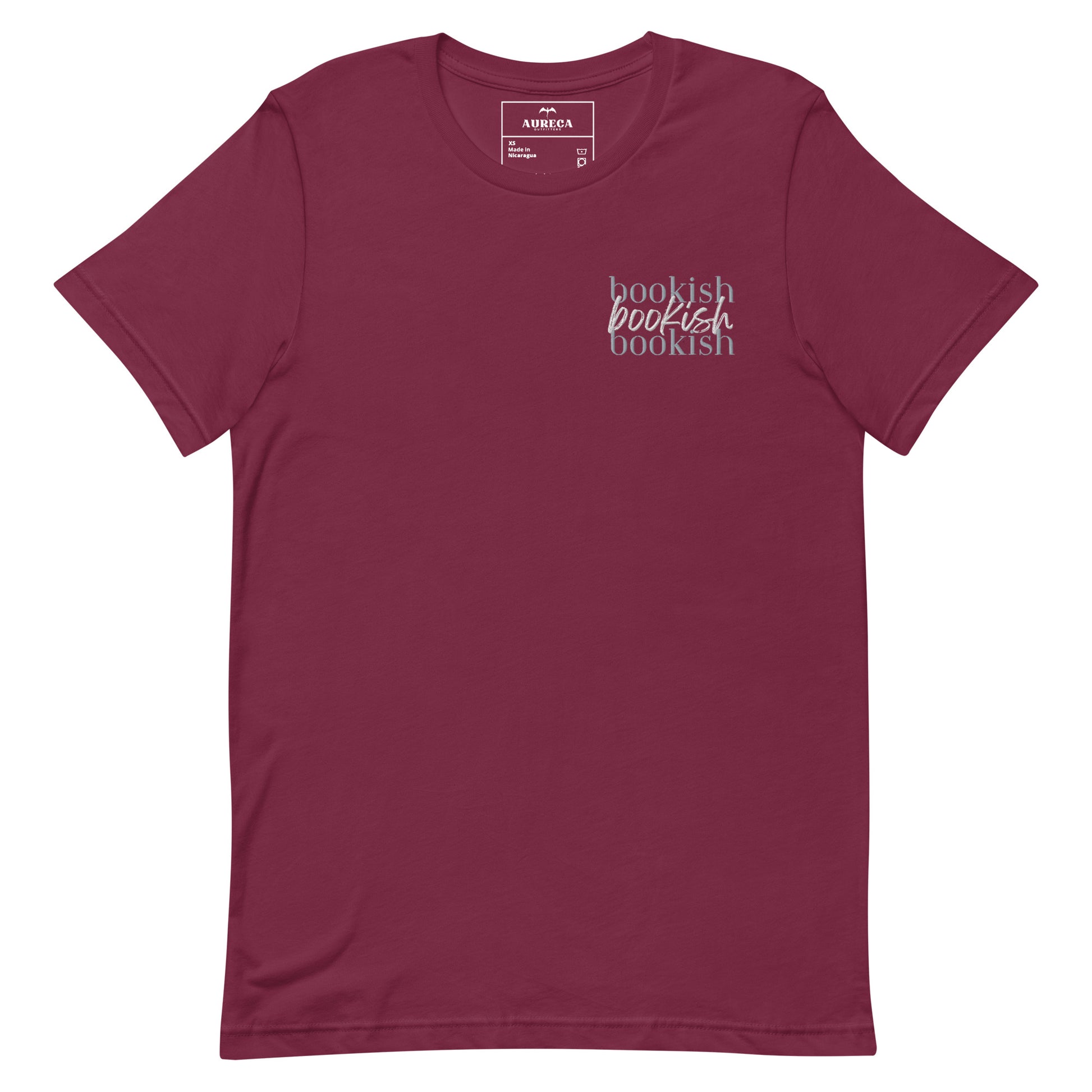 Bookish Embroidered Crewneck Tee