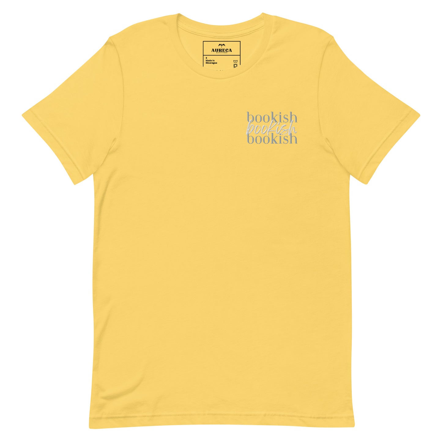 Bookish Embroidered Crewneck Tee