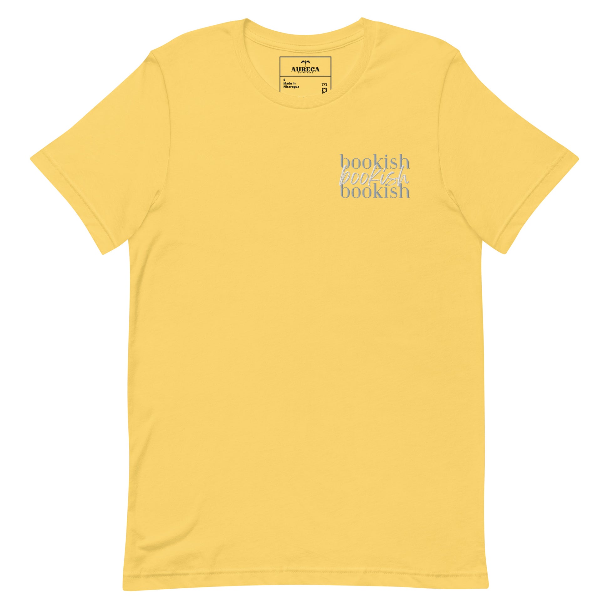 Bookish Embroidered Crewneck Tee