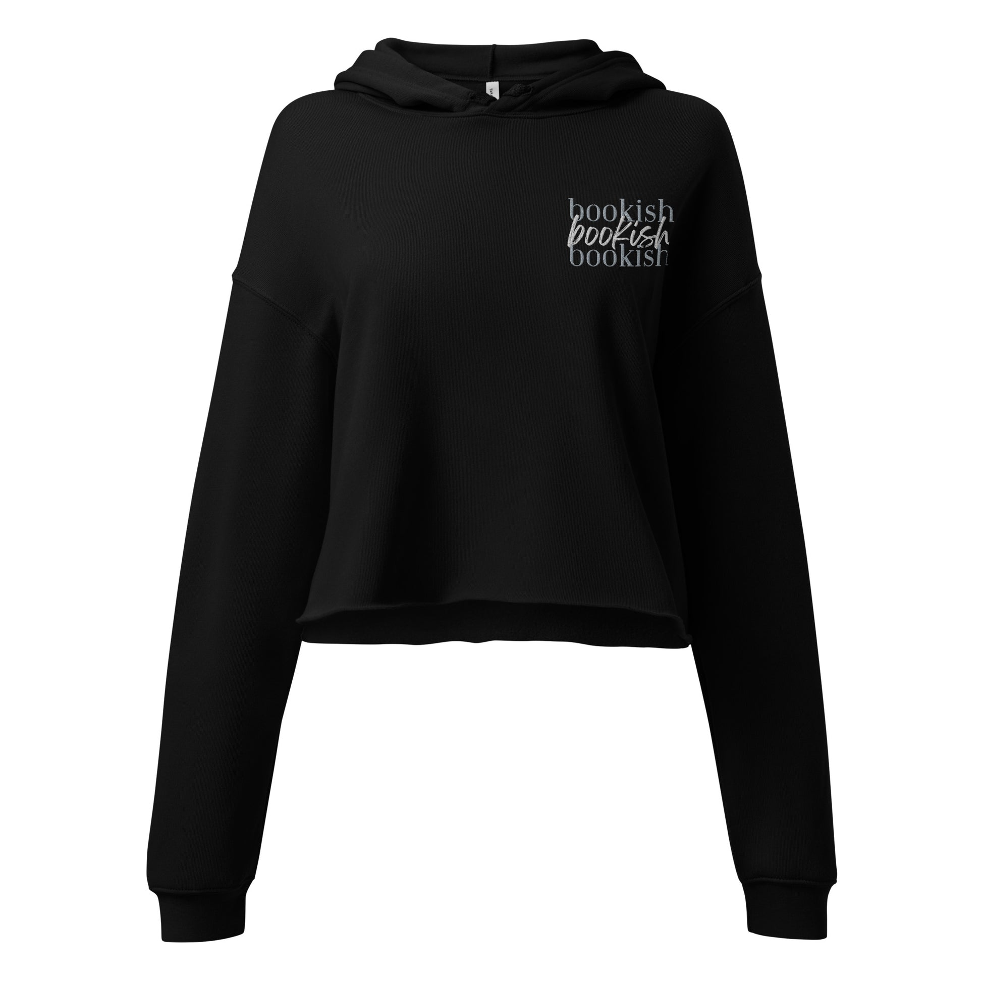 Bookish Cropped Hoodie