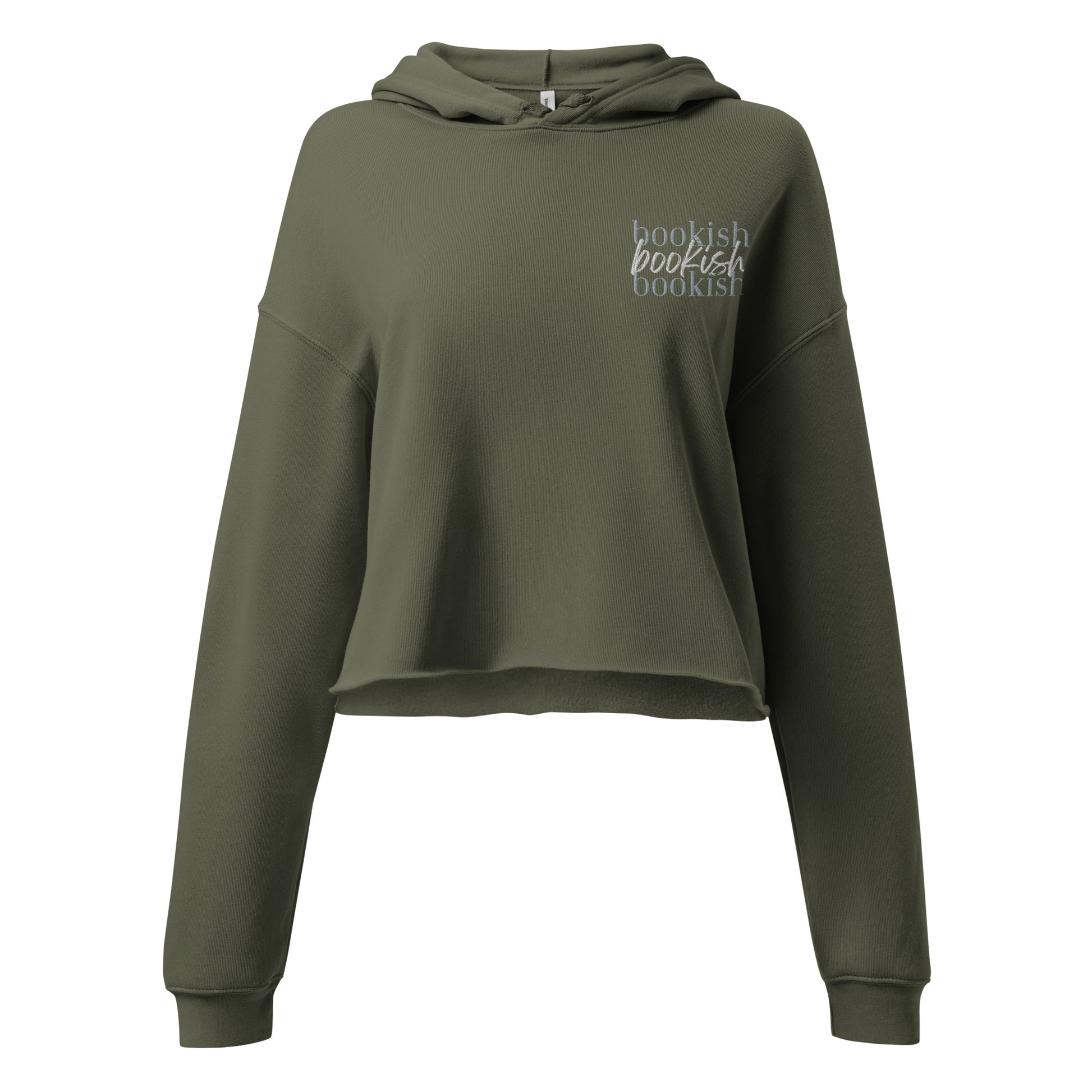 Bookish Cropped Hoodie