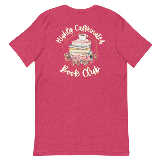 Highly Caffeinated Book Club Crewneck Tee