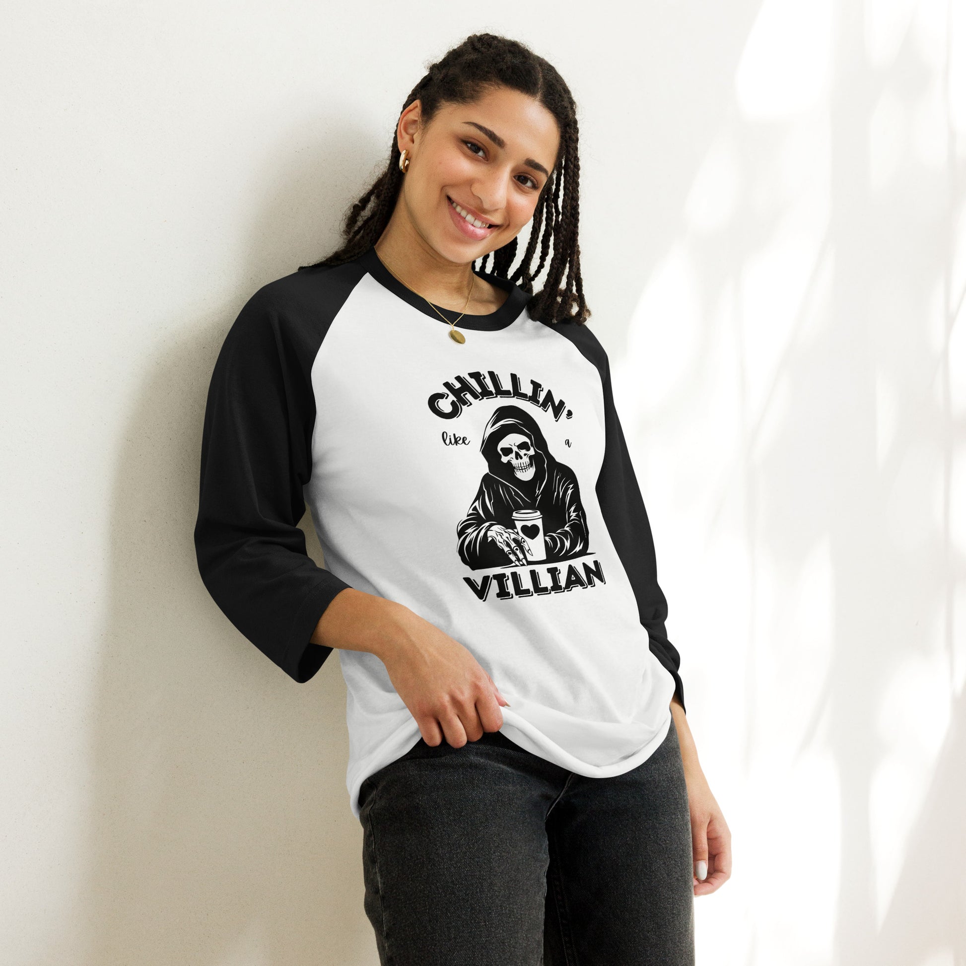 Chillin Like a Villain Raglan Shirt