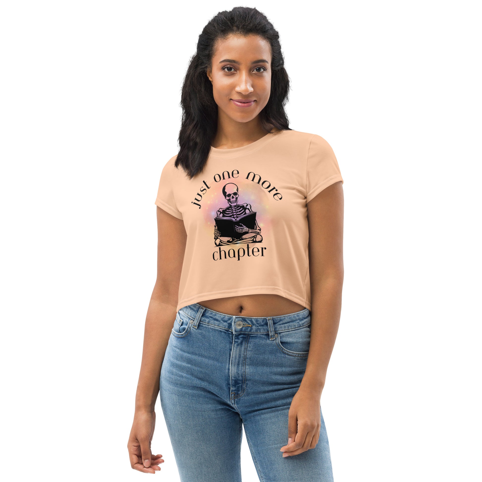 Just One More Chapter Cropped Tee