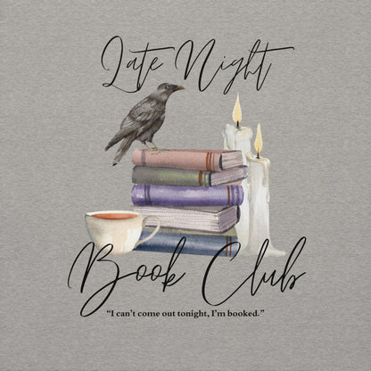 Late Night Book Club Premium Sweatshirt Zoomed