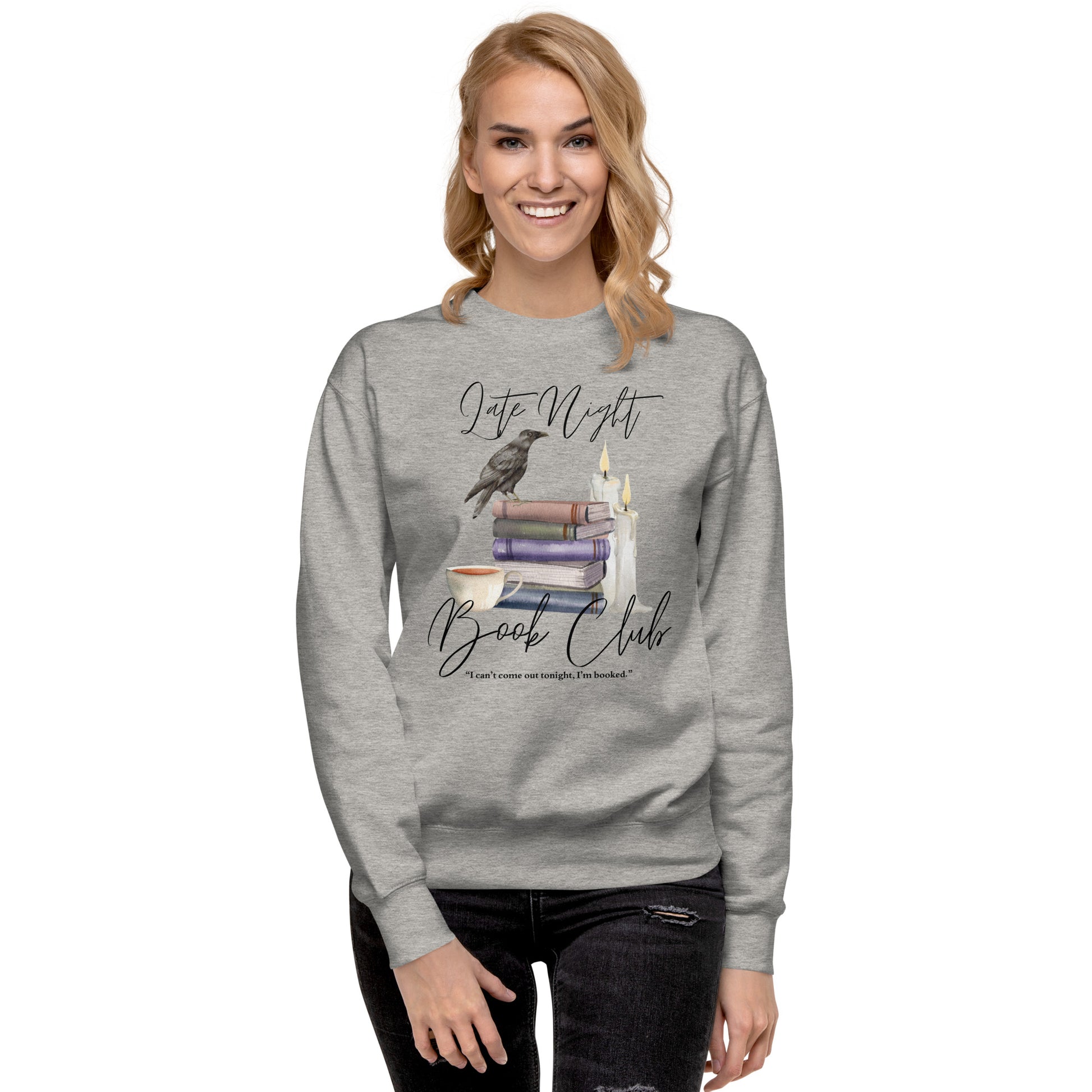 Late Night Book Club Premium Sweatshirt