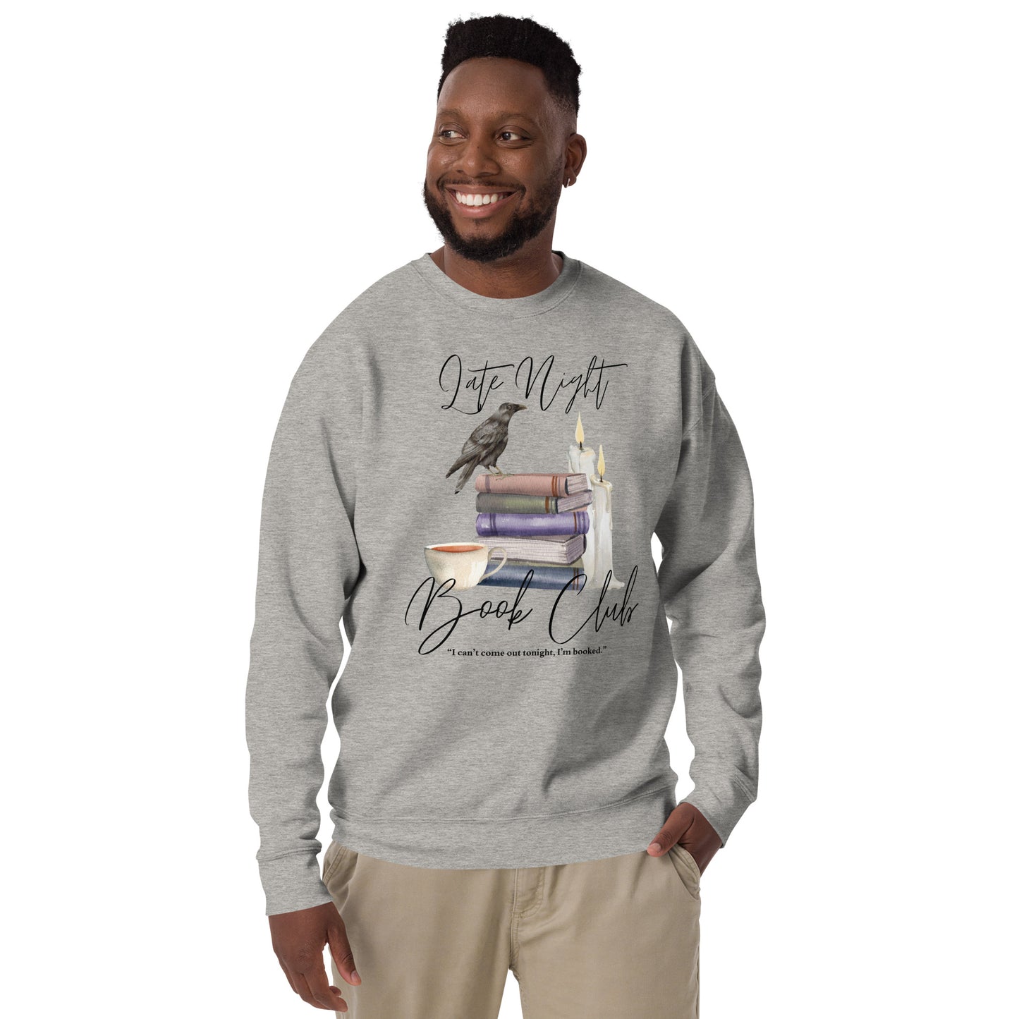 Late Night Book Club Premium Sweatshirt