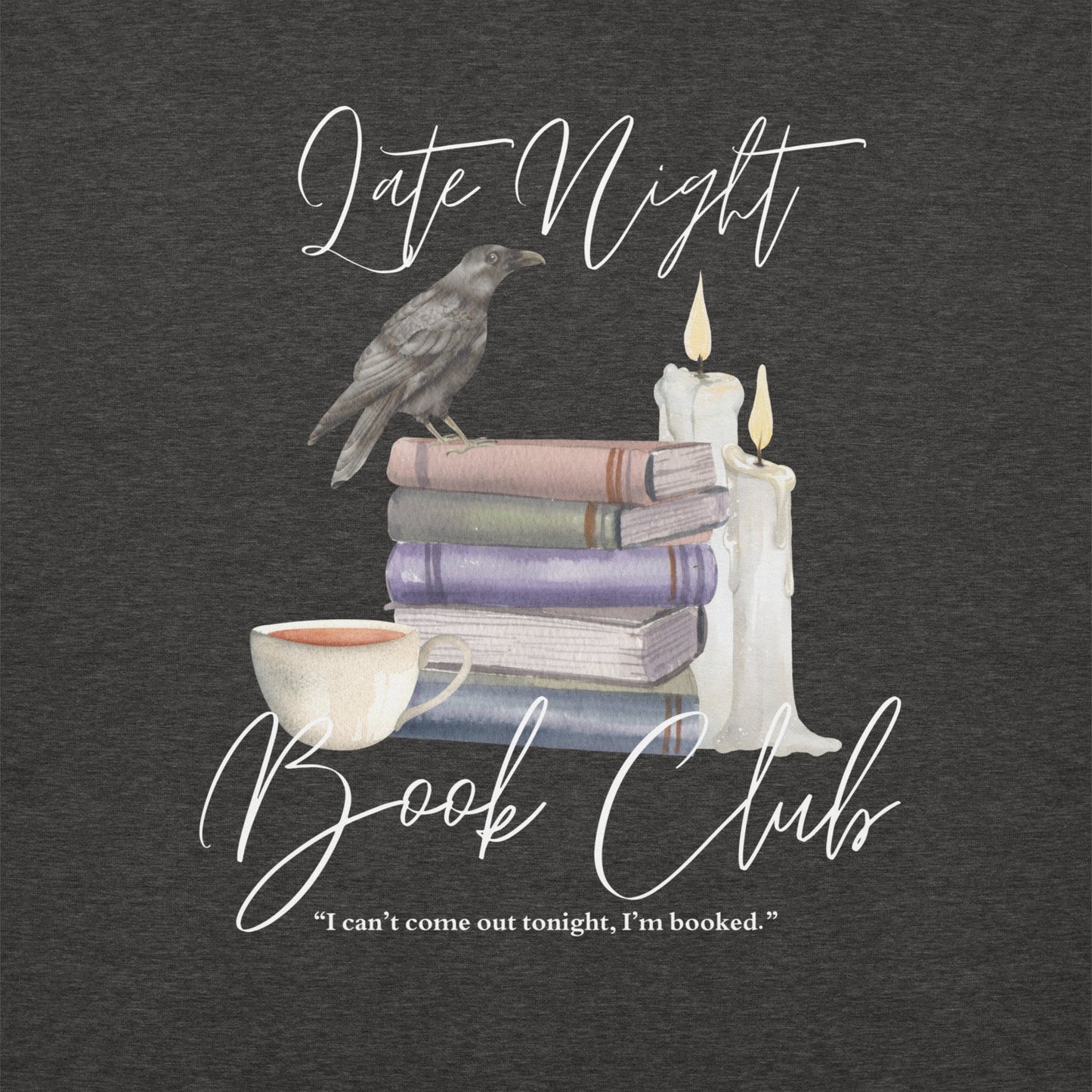 Late Night Book Club Premium Sweatshirt Zoomed