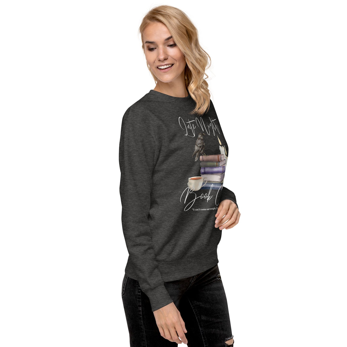 Late Night Book Club Premium Sweatshirt