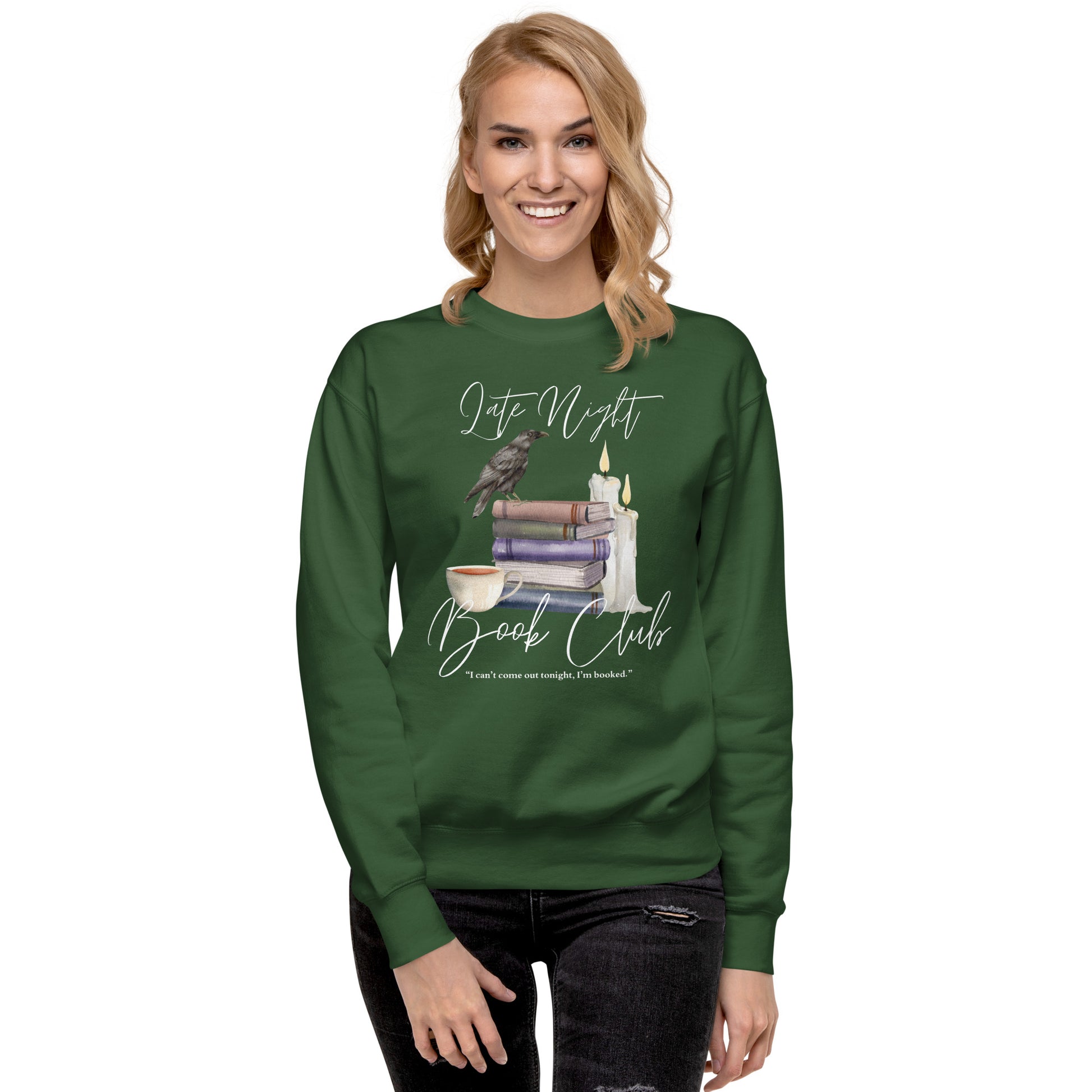 Late Night Book Club Premium Sweatshirt