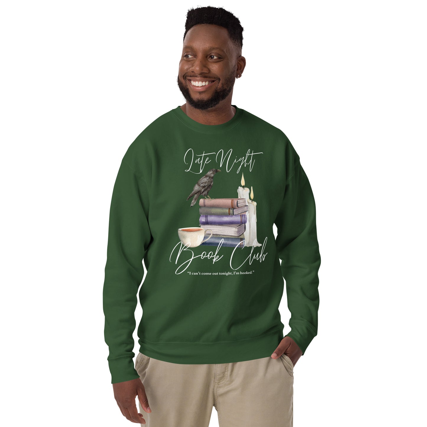 Late Night Book Club Premium Sweatshirt