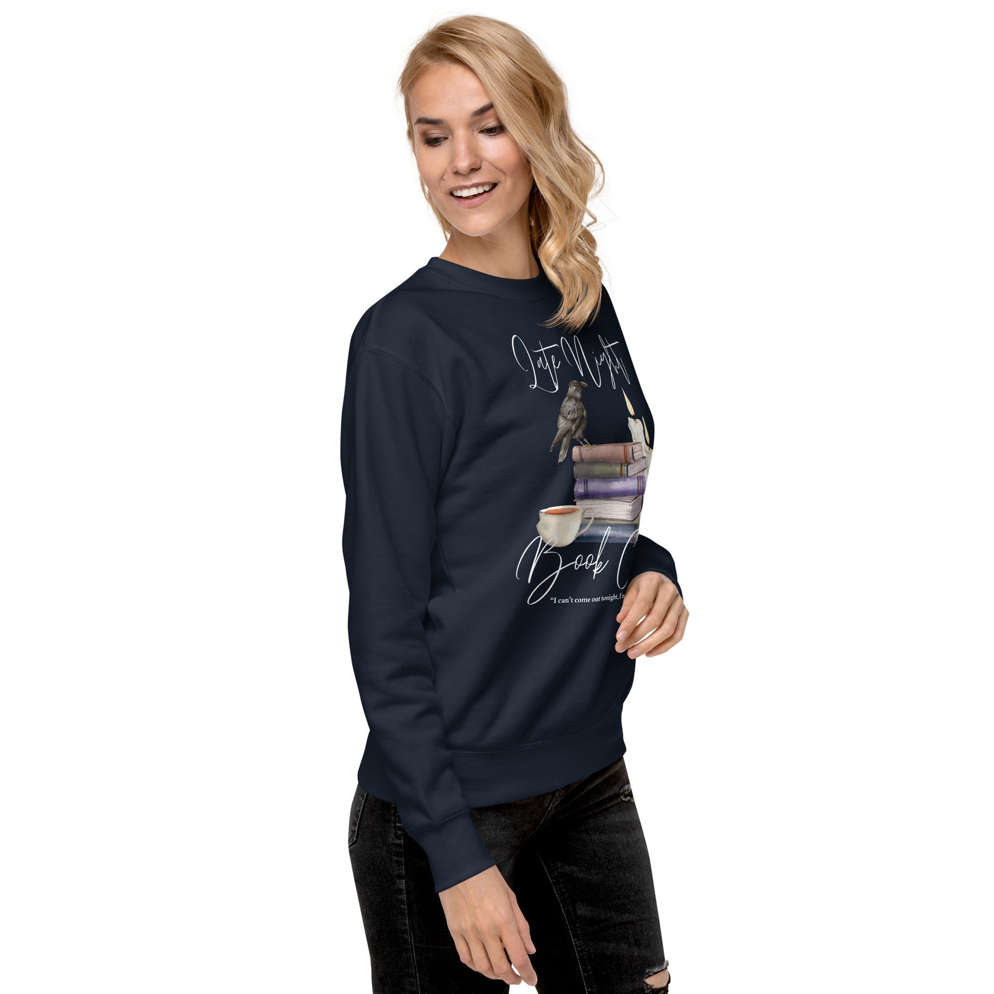 Late Night Book Club Premium Sweatshirt