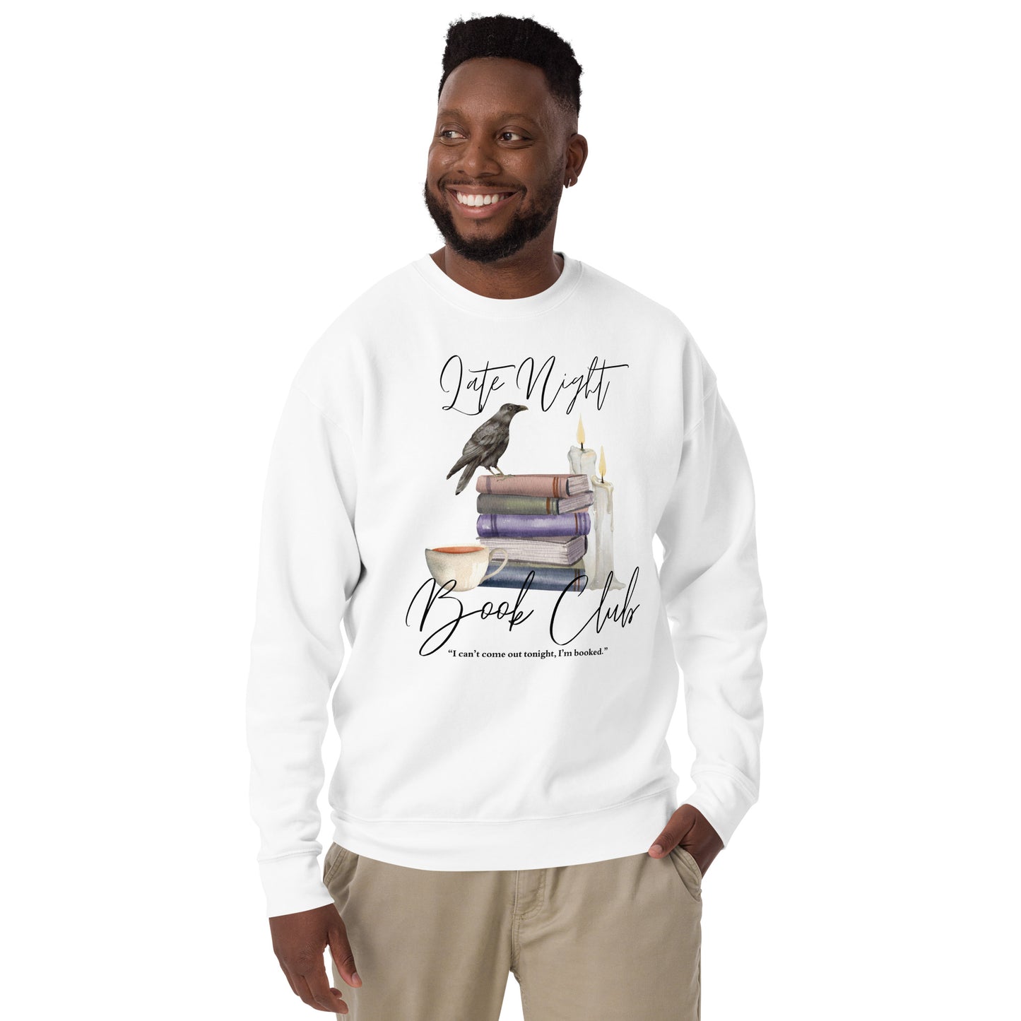 Late Night Book Club Premium Sweatshirt