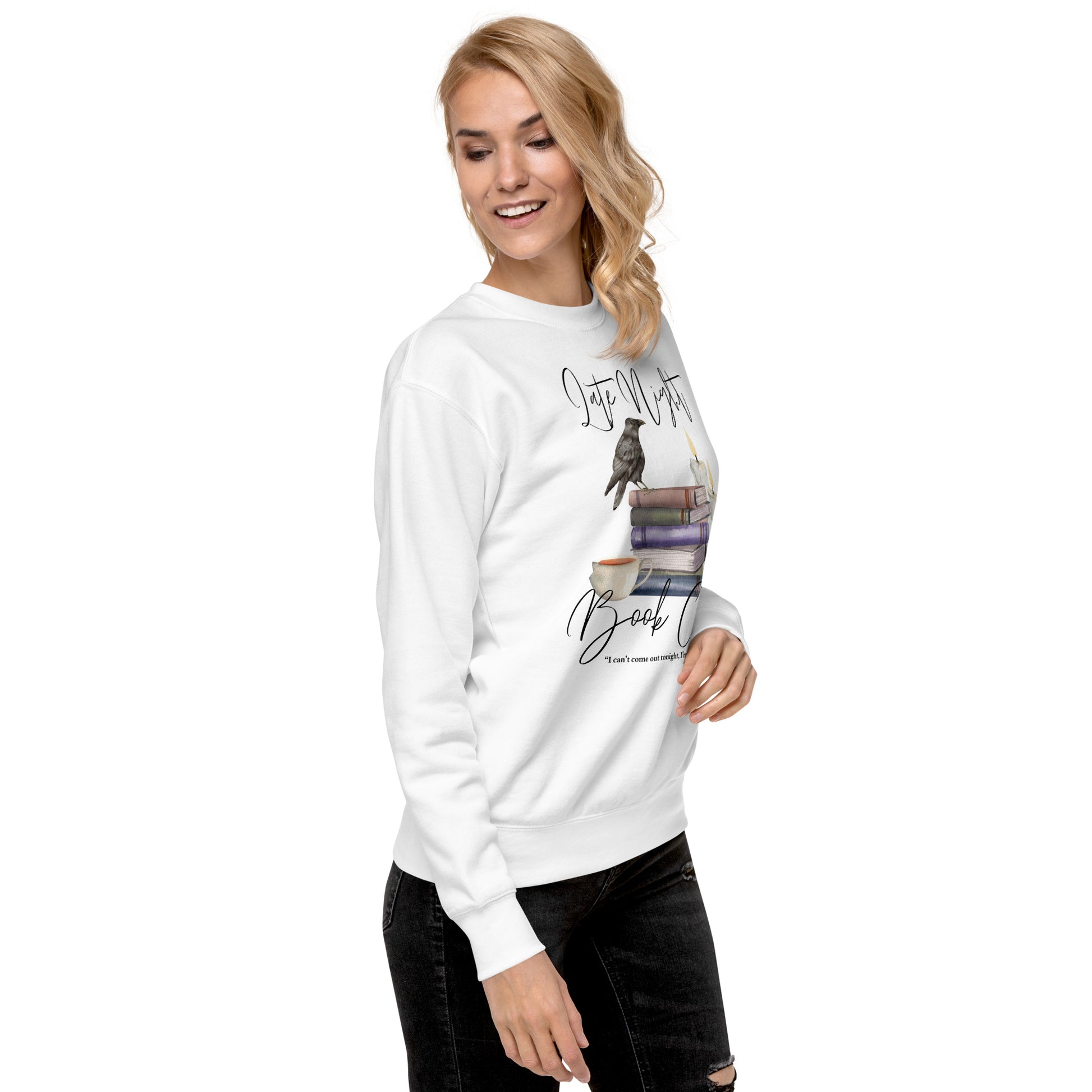 Late Night Book Club Premium Sweatshirt