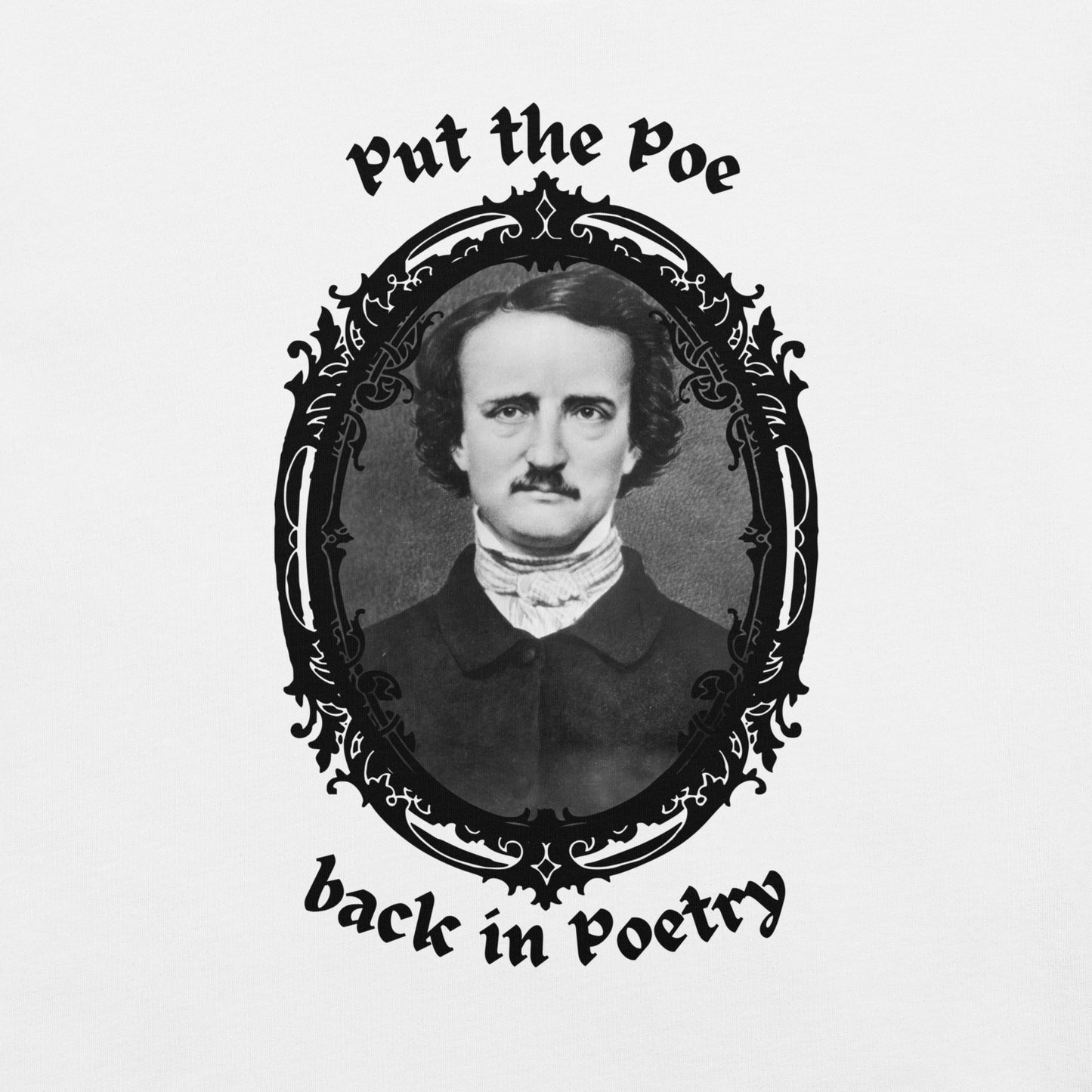 Poe in Poetry Crewneck Tee