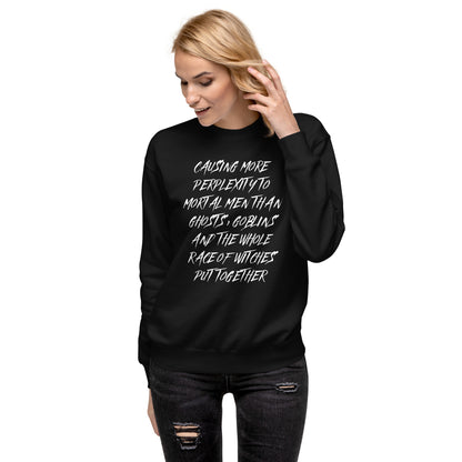 Perplexity to Men | Premium Fleece Lined Sweatshirt