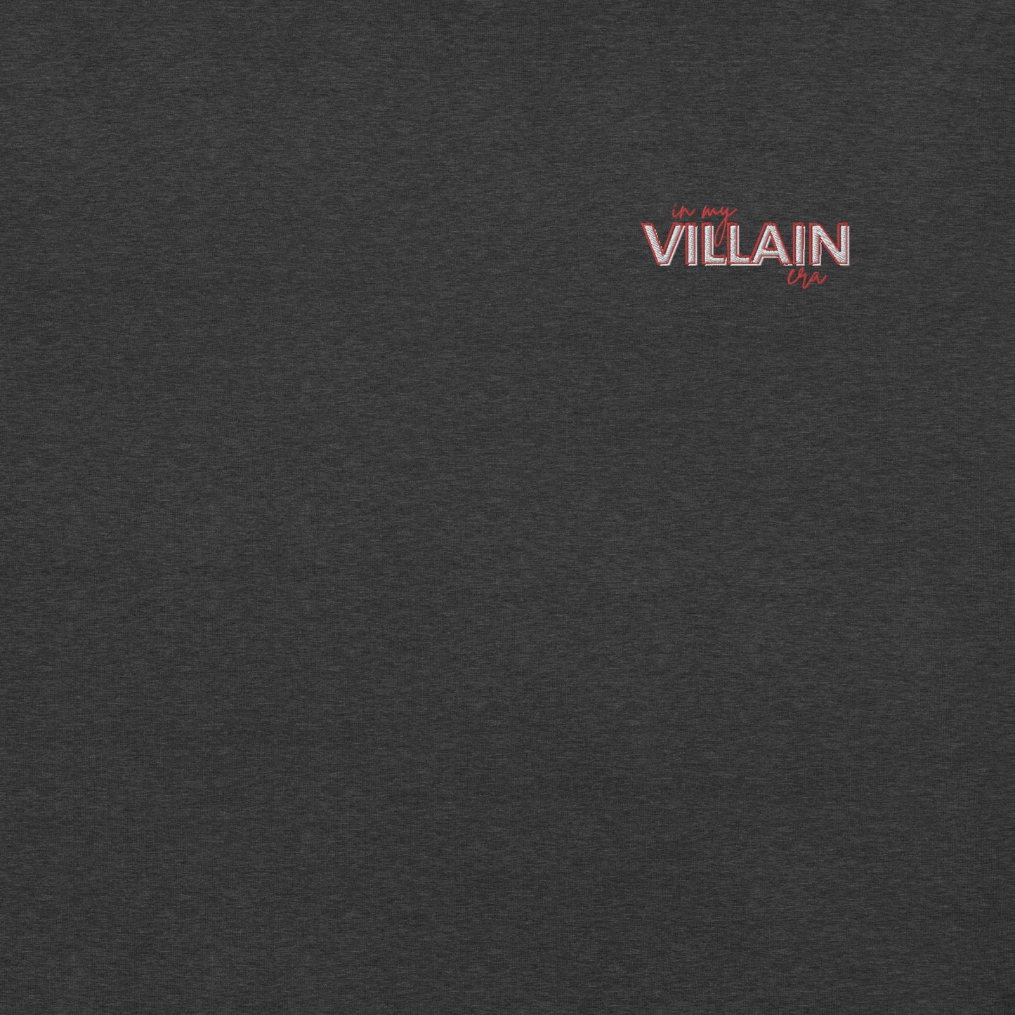 In My Villain Era Embroidered Crewneck Tee