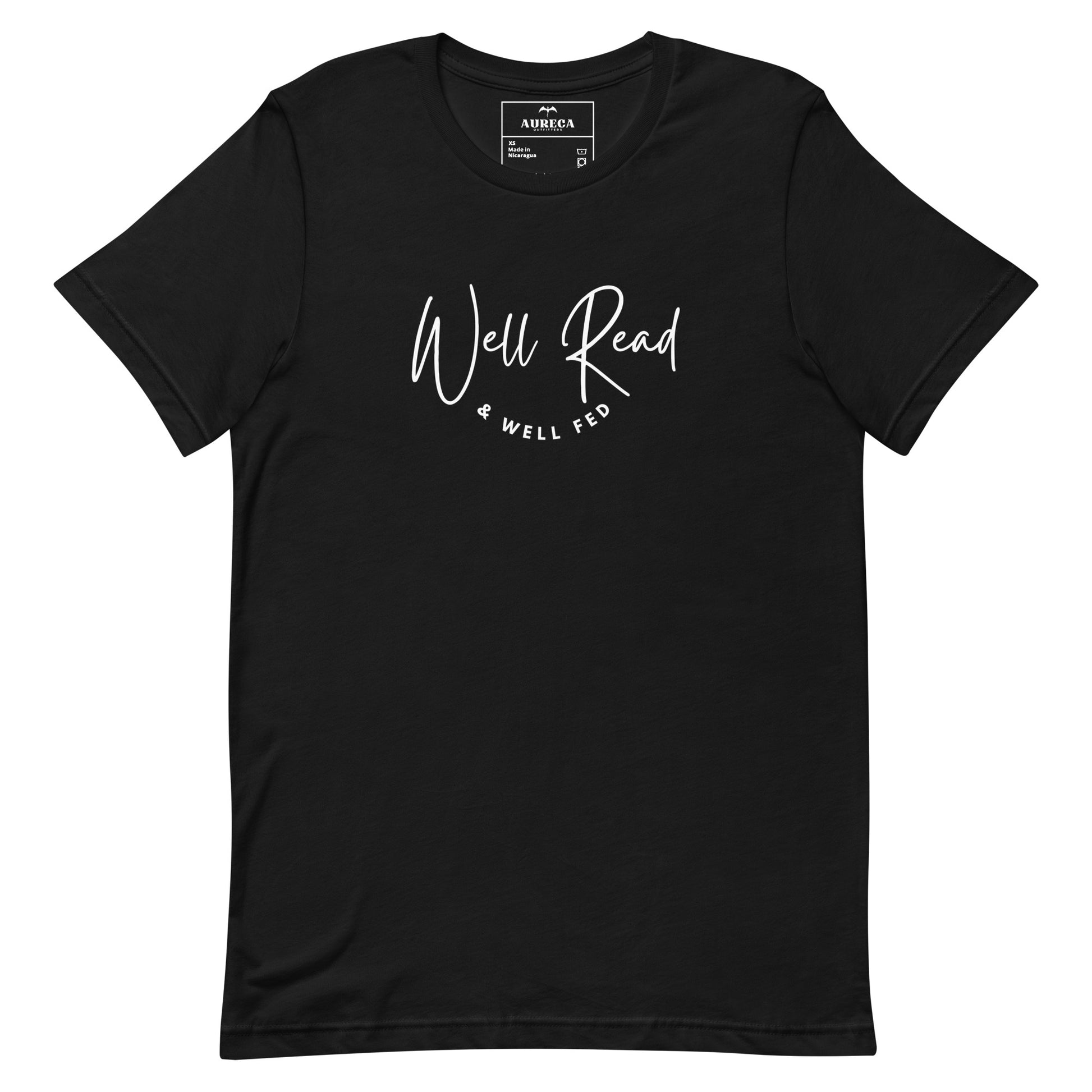 Well Read and Well Fed Crewneck Tee