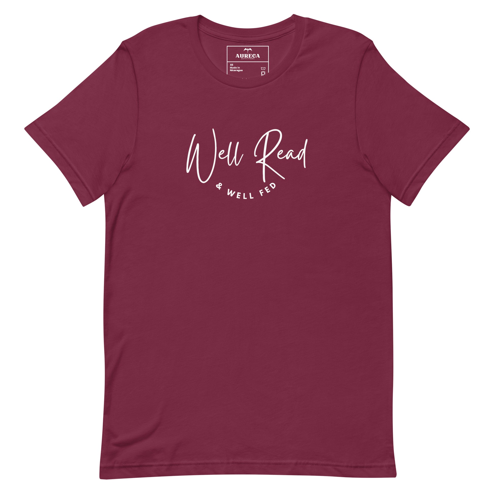 Well Read and Well Fed Crewneck Tee