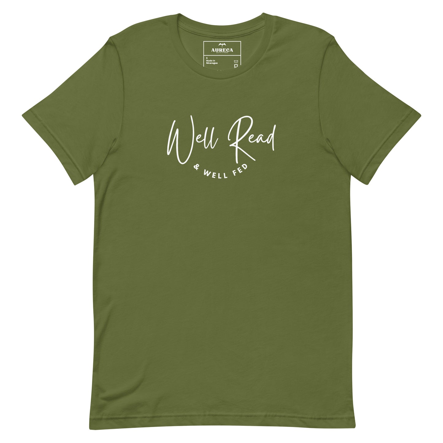 Well Read and Well Fed Crewneck Tee